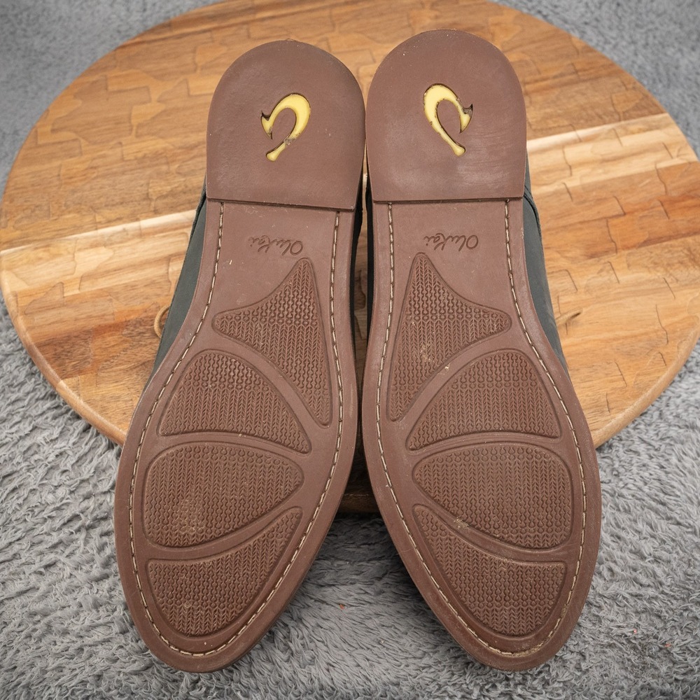 OluKai Keawe Oxford- Black/Clay Women's Size 10 Preppy Excellent Condition - Picture 7 of 7